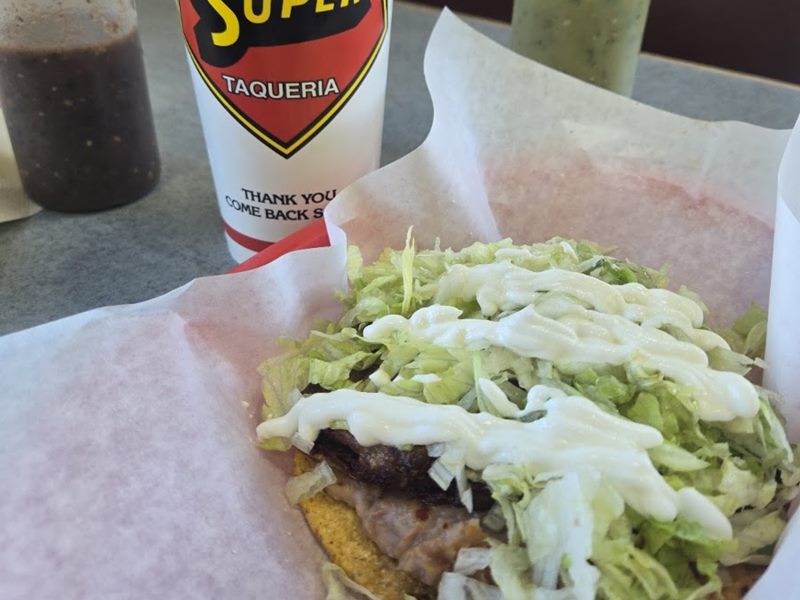 Super Taquería food